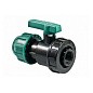Кран шаровый ПЭ компрессионный комбинированный ВР DN 25-3/4'' PN 10 купить в Казани | "Проконсим"
