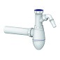 Сифон для умывальника Unicorn А510V, 40х40 прямой отвод, 1 1/2'' х40 с отводом для стиральной машины преходник 40х32 купить в Казани | "Проконсим"