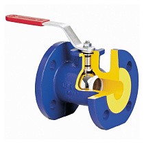 Кран шаровой DN 200 PN 16 чугунный 400мм уплотнение PTFE фланцевый полный проход с ISO Zetkama zBAL.565  купить в Казани | "Проконсим"