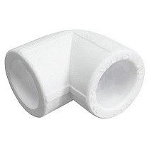 Угольники ПП 90гр. DN 20-110 PN 25 белые Valfex купить в Казани | "Проконсим"
