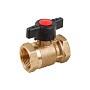 Кран шаровой латунный DN 15-20 PN 16 для 2-трубной системы муфта-муфта купить в Казани | "Проконсим"