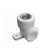 Угольники установочные ПП DN 20-25 PN 25 с внутренней резьбой белые PlasticPro купить в Казани | "Проконсим"