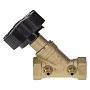 Клапаны балансировочные латунные DN 15-50 PN 16 наклонный с трубчатыми измерительными ниппелями РИДАН MNT-R купить в Казани | "Проконсим"