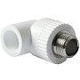 Угольники ПП DN 20-32 PN 25 комбинированные с наружной резьбой белые Pro Aqua купить в Казани | "Проконсим"