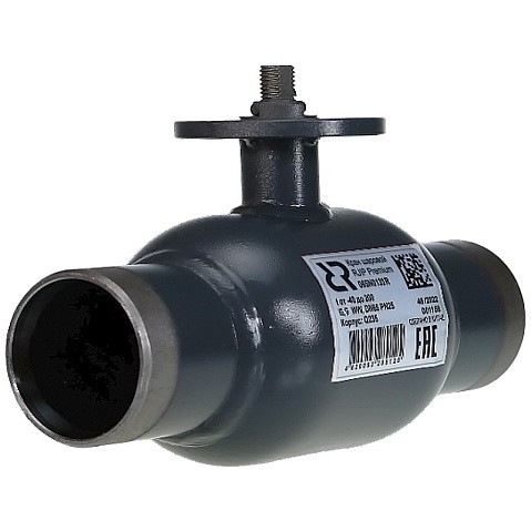 Кран стальной шаровой цельносварной DN 65-50 PN 25 стандартнопроходной приварной 260мм под электропривод RJIP-WW РИДАН 065N0132R купить в Казани | "Проконсим"