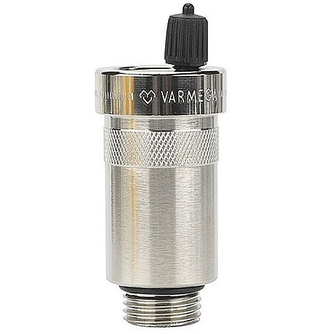 Воздухоотводчик VARMEGA VM134 O-ring DN15 PN10 вертикальный выпуск НР-1/2'' автоматический купить в Казани | "Проконсим"