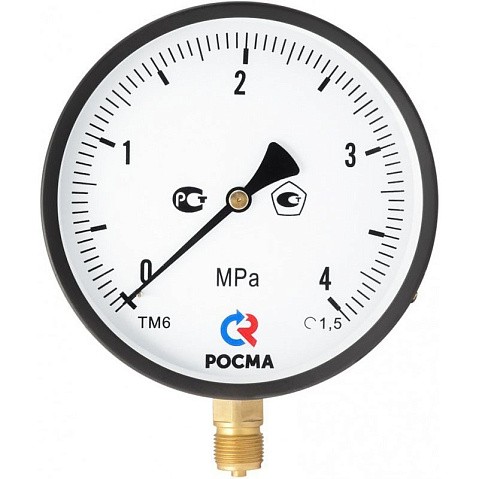 Манометр общетехнический Росма ТМ-610Р.00, до 1000кгс/см2 M20x1,5, 150мм, радиальное присоединение, класс точности 1.5, IP54 купить в Казани | "Проконсим" Манометр общетехнический Росма ТМ-610Р.00, до 1000кгс/см2 M20x1,5, 150мм, радиальное присоединение, класс точности 1.5, IP54 купить в Казани | "Проконсим"