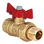 Краны латунные шаровые 11Б27фт1М DN 15-32 PN 40 бабочка-американка Valfex.230 DeltaPro купить в Казани | "Проконсим"