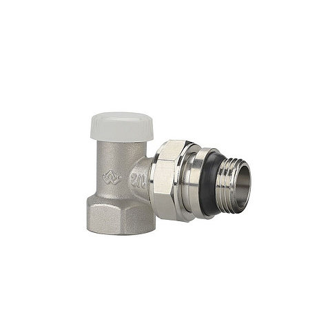 Клапан радиаторный VARMEGA VM10211 DN15 PN10 угловой настроечный G-1/2'' с уплотнением муфта-штуцер купить в Казани | "Проконсим"