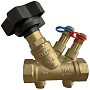 Клапаны балансировочные латунные DN 15-50 PN 16 наклонный с измерительными ниппелями и дренажом РИДАН MVT-R купить в Казани | "Проконсим"