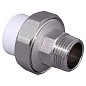 Муфта комбинированная ПП 20-1/2'' PN 25 разъёмная с наружной резьбой белая VALFEX  купить в Казани | "Проконсим"
