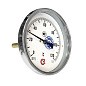 Термометр биметаллический D100 L100мм латунный 0+150/160гр.осевой купить в Казани | "Проконсим"
