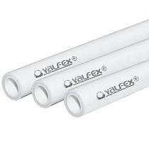 Трубы ПП SDR 6 DN 20-75 PN 25 армированные алюминием внутри белые Valfex купить в Казани | "Проконсим"
