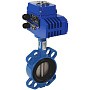 Затвор дисковый поворотный DN 50 PN 10(16) межфланцевый с диском из чугуна уплотнение-EPDM электропривод Э.Н-ЧФ-030 СИБЗТА купить в Казани | "Проконсим"