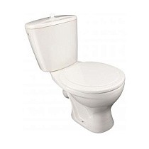  Унитаз-компакт Лобня Оптима, косой выпуск, штоковый, боковой подвод (461100940) со склада Проконсим в Казани