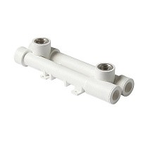 Комплект универсальный настенный ПП 20-1/2'' PN 25 с внутренней резьбой белый Pro Aqua PA60008 купить в Казани | "Проконсим"