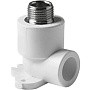 Угольник установочный ПП 25-1/2'' PN 25 с наружной резьбой белый Pro Aqua PA28112P