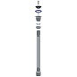 Сифон гофрированный Unicorn D230, 40х50 гибкий отвод, 1 1/2'' х40 чашка из нержавеющей стали, 1200мм купить в Казани | "Проконсим"