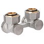 Узел нижнего подключения MVI TR.420.0505 DN 20 PN 10 угловой двухтрубный вентильного типа 20-3/4'' под евроконус, муфта купить в Казани | "Проконсим"