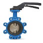 Затвор дисковый поворотный DN 150 PN 16 межфланцевый с резьбовыми проушинами диском из чугуна уплотнение-EPDM ручной FAF 3650150 купить в Казани | "Проконсим"