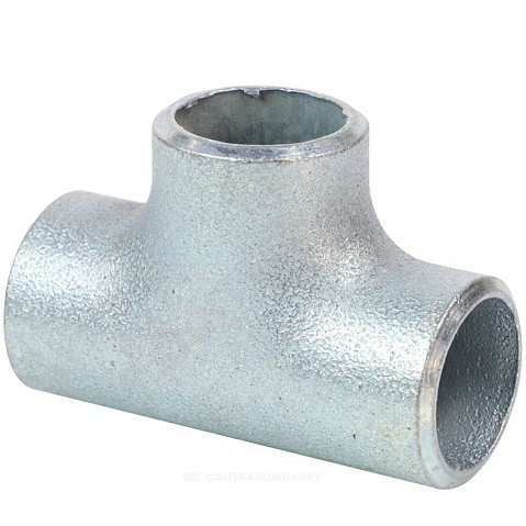 Тройник стальной Дн 219,1х6,3-114,3х3,6 (DN 200-100) переходной оцинкованный 1 исполнение ГОСТ 17376-2001 купить в Казани | "Проконсим"