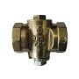 Кран латунный газовый 11Б39бк DN 25/25 PN 1 натяжной полный проход Беларусь