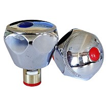  Кран-буксы керамика + металлизированные маховики для импортных смесителей (409903101) со склада Проконсим в Казани