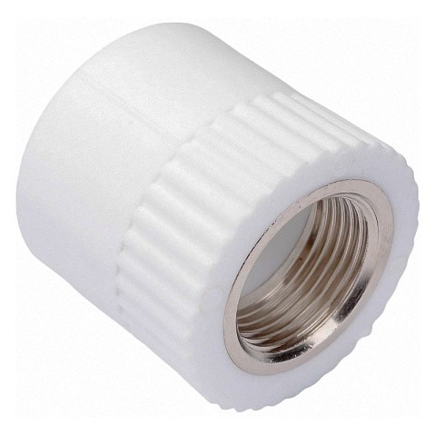 Муфта комбинированная ПП 32-3/4'' PN 25 с внутренней резьбой белая РТП 10657 купить в Казани | "Проконсим"