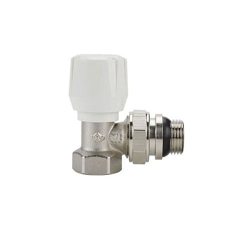 Клапан радиаторный VARMEGA VM10011 DN15 PN10 угловой G-1/2'' с уплотнением муфта-штуцер купить в Казани | "Проконсим"