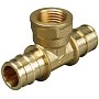 Тройник латунный для PEX-PEX труб 16-1/2''-16 PN 10 OP под надвижную гильзу с внутренней резьбой ONE PLUS купить в Казани | "Проконсим"