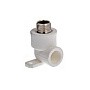Угольник установочный ПП 20-1/2'' с наружной резьбой белый Политэк купить в Казани | "Проконсим"