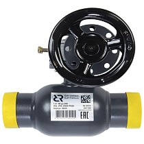 Краны стальные шаровые регулирующие DN 65-600 PN 25 цельносварные приварные с редуктором RJIP-WW РИДАН купить в Казани | "Проконсим"