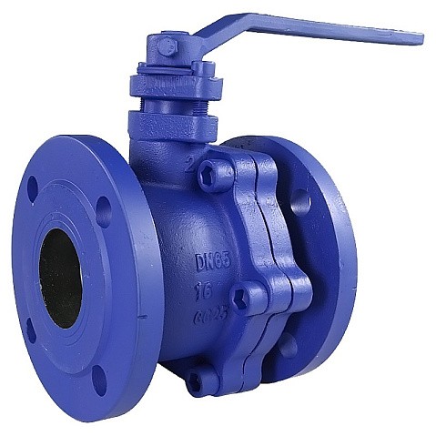 Кран шаровой полнопроходной DN 150 PN 16 чугунный фланцевый 350мм уплотнение PTFE с рукояткой РИДАН 082X4810R купить в Казани | "Проконсим"