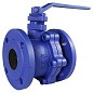 Кран шаровой полнопроходной DN 150 PN 16 чугунный фланцевый 350мм уплотнение PTFE с рукояткой РИДАН 082X4810R купить в Казани | "Проконсим"