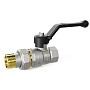Краны латунные шаровые DN 15-32 PN 40 никелированные рычаг американка LD Pride 47.307 купить в Казани | "Проконсим"