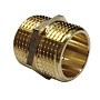 Ниппель латунный никелированный DN 25 PN 40 штуцер-штуцер 