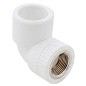 Угольник комбинированный ПП 20-1/2'' PN 25 с внутренней резьбой белый РТП 10790 купить в Казани | "Проконсим"