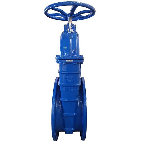 Задвижка чугунная 30ч39р DN 600 PN 10(16) с обрезиненным клином EPDM до 120гр. фланцевый ручной СИБЗТА купить в Казани | "Проконсим" (930130212)