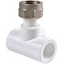 Тройник ПП с накидной гайкой 20-1/2'' PN 25 белый РВК купить в Казани | "Проконсим"