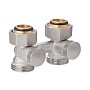Узел нижнего подключения MVI TR.410.0505 DN 20 PN 10 прямой двухтрубный вентильного типа 20-3/4'' под евроконус, муфта купить в Казани | "Проконсим"